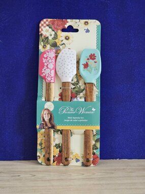 The Pioneer Woman Mini Spatula Set, New 3 Piece